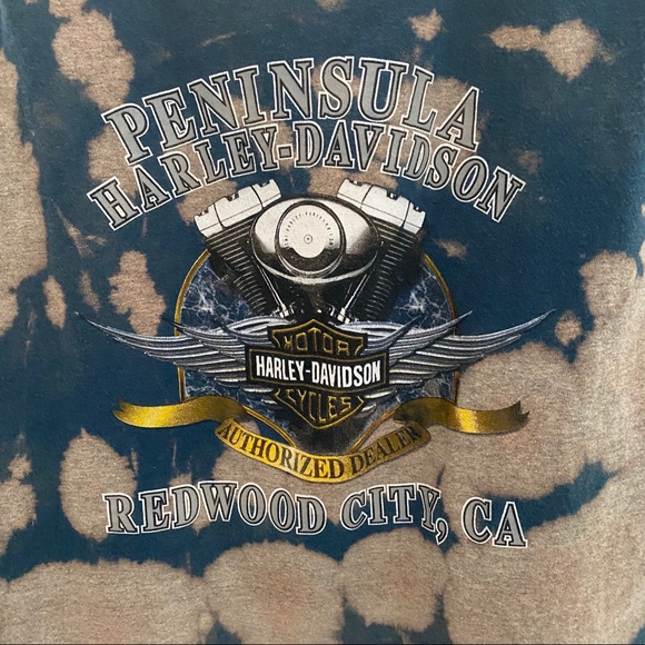 Vintage Tie Dye Harley Davidson Tank - Picture 5 of 5